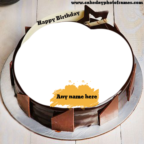 birthday cake with name and photo editor online free