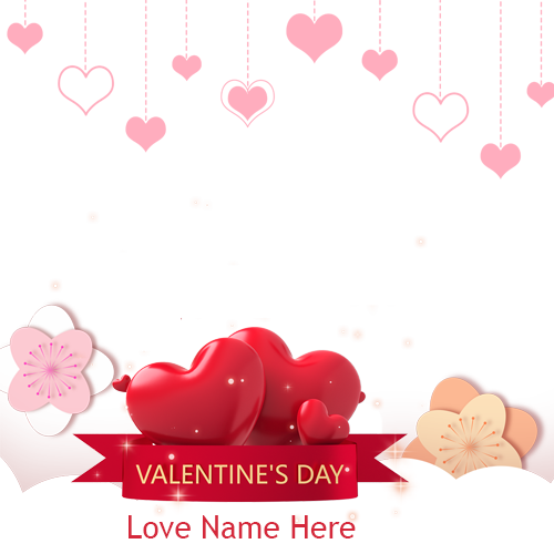 happy valentines day 2020 card with name and photo