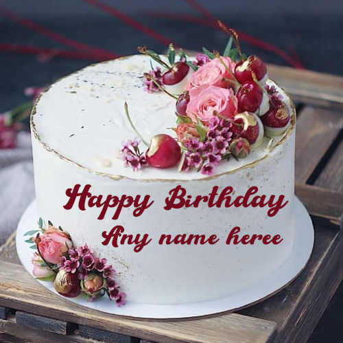 Happy Birthday Cake Images With Name Editor