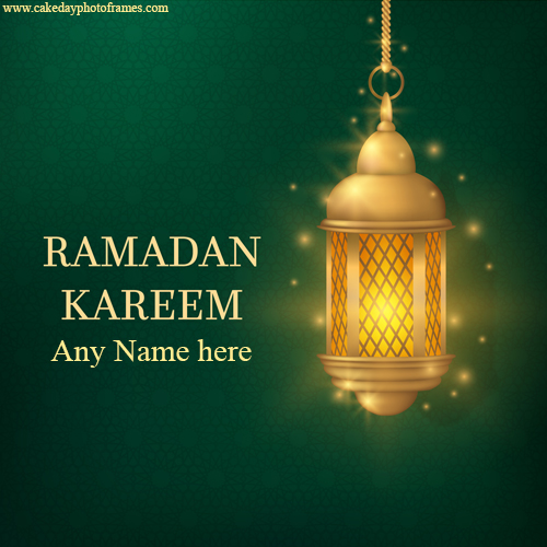 happy ramadan 2020 wishes card with name