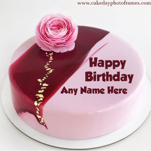 Make Unique Birthday cake image with Name