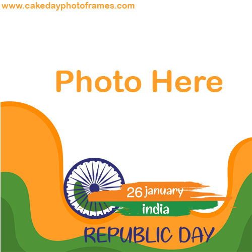 republic day 2021 photo frame online editor