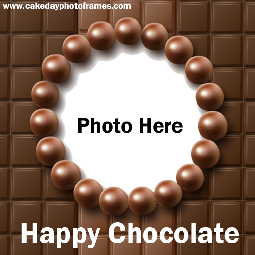 Happy chocolate day with lovely Photo Online Edit