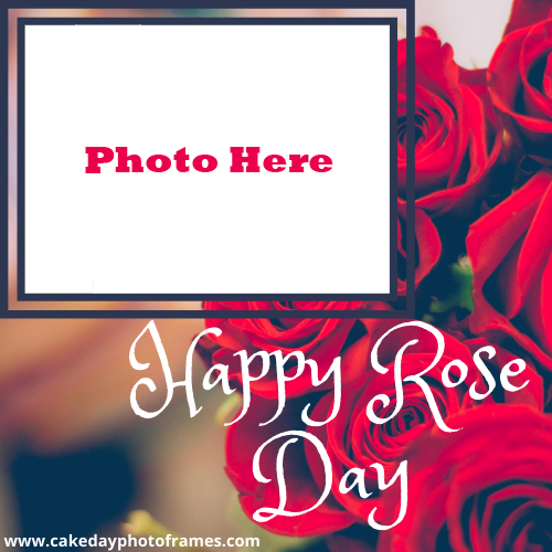 happy rose day photo editing online