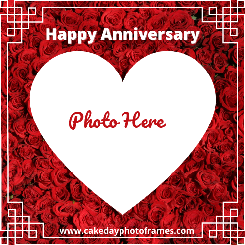 happy anniversary with photo edit