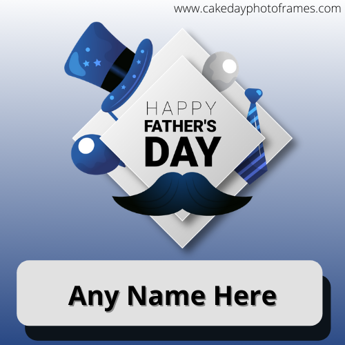 Happy Father’s Day card with Name image