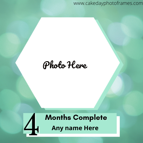 Make Baby 4th Month Complete Photo Frame