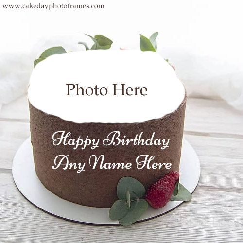 Happy Birthday wish with name and photo editor