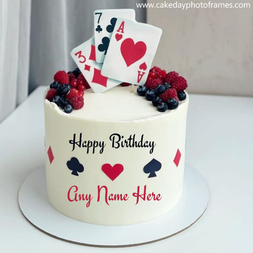 unique birthday wishes cake with name edit | cakedayphotoframes