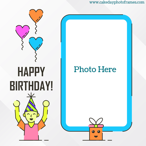 Happy birthday lovely child card with photo