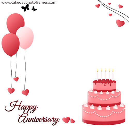 Happy Anniversary Card With photo online