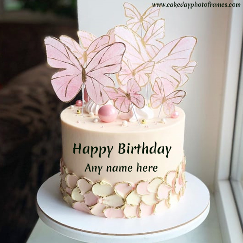 Generate newly designed Happy Birthday Greeting cake images with Name