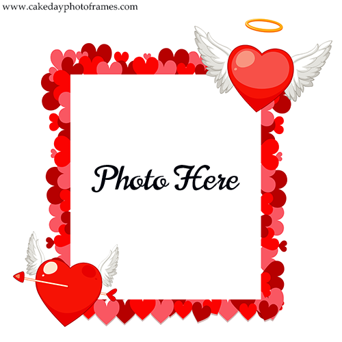 Create Love Photo frame with Picture of Love Birds
