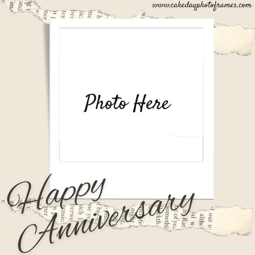 Create Happy Anniversary Greetings with your couple photo
