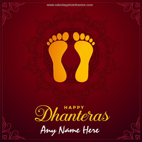 Free Happy Dhanteras 2022 Greeting Cards Maker Online