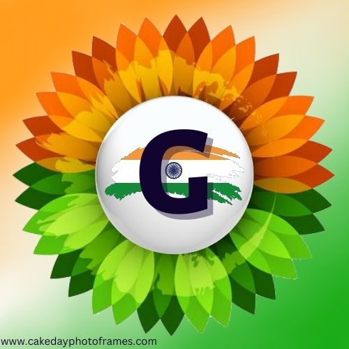 G name alphabet Indian flag profile picture whatsapp Dp