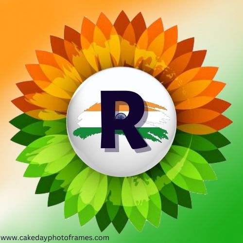 R name alphabet Indian flag profile picture whatsapp Dp