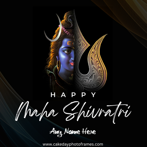 create customized mahashivratri 2023 greeting cards with name online