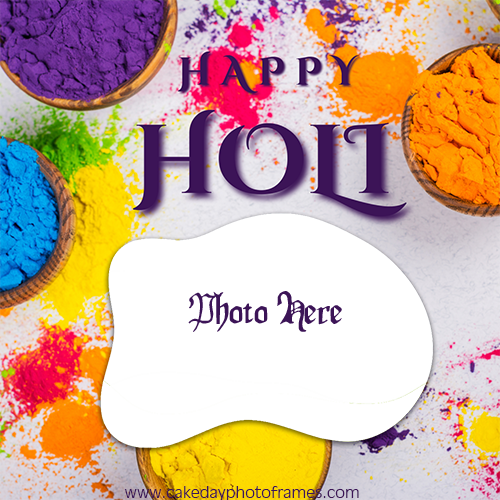 creative holi frames
