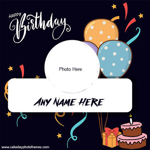 Surprise Your Loved One with a Custom Birthday Card with Name and Photo Edit