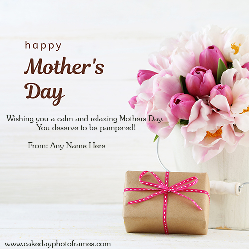 Happy Mothers Day 2023 Greeting Card With Name