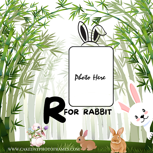 R for Rabbit Photo Frame - A Fun And Educational Way For Kids To Learn