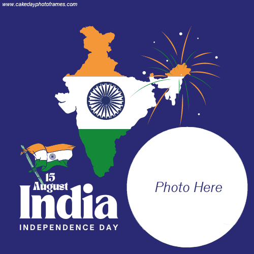 India Independence Day 2023 card designs with photo