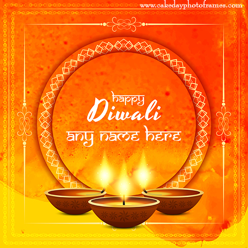 online Happy Diwali 2023 Image with Name maker