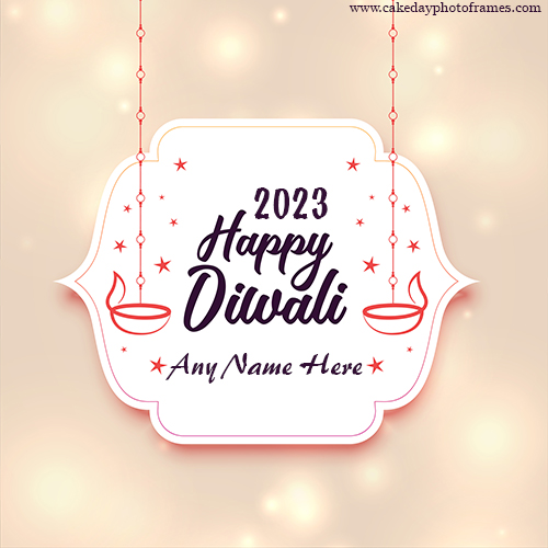 Create Happy Diwali 2023 Card with Name Editor