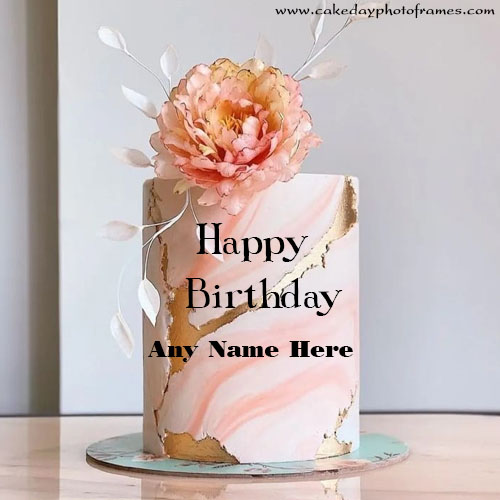 Online Edit Happy birthday cake with name edit
