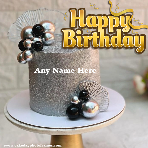 Birthday Cake with Name Edit Feature for a Unique Celebration