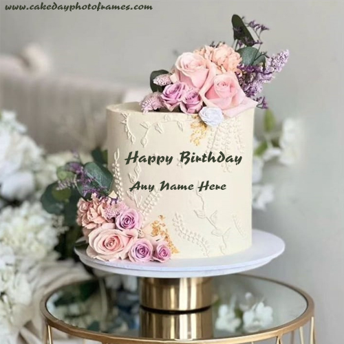 Online Birthday Cake with Name Photo Editing