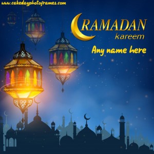 ramadan mubarak card with name free downlod