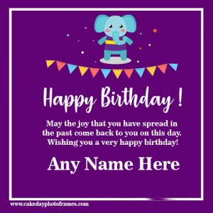 happy birthday card with name free download