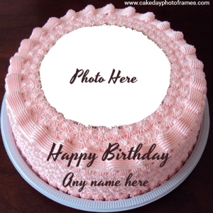 Online Birthday Wish Cake with Name & Photo