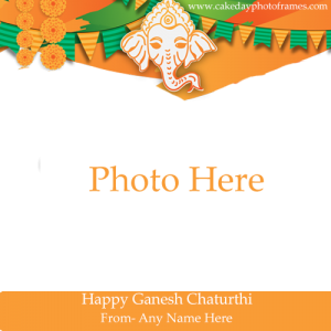 Happy Ganesh Chaturthi Cards Online free Name And photo Edit