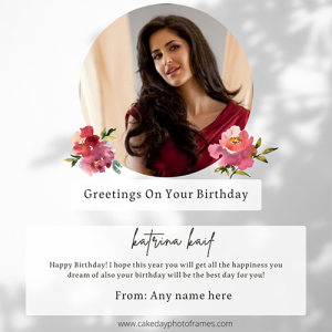 katrina kaif birthday wishes greeting card with name pic
