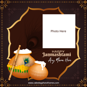 Download Happy Janmashtami Photo Frame With Name