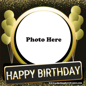 Happy Birthday wishes with Name and Photo edit online