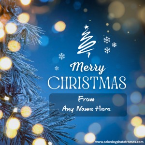 Merry Christmas 2023 card with name free