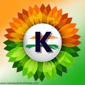 K name alphabet Indian flag profile picture whatsapp Dp