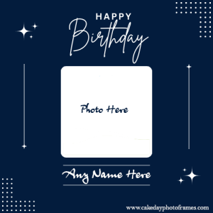 Create Stunning Happy Birthday Greeting Cards with Name and Photo Edit